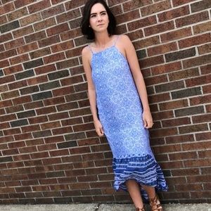 Blue Knox Rose Dress